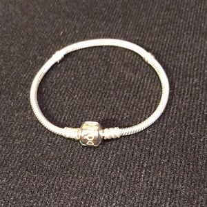 Pandora Silver Snake Chain Bracelet 6.7"